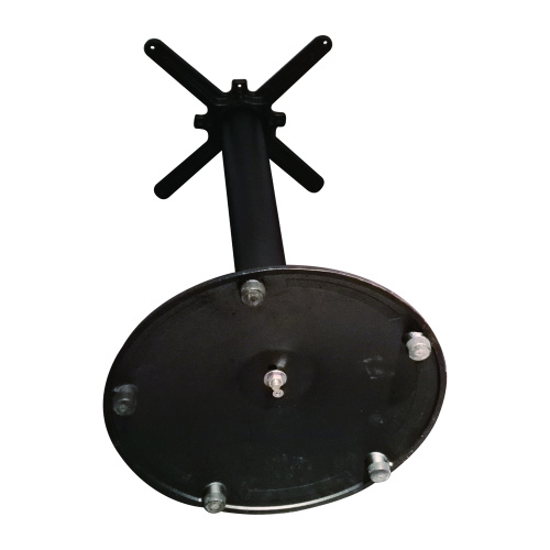 Base de mesa redonda de hierro fundido de un solo soporte