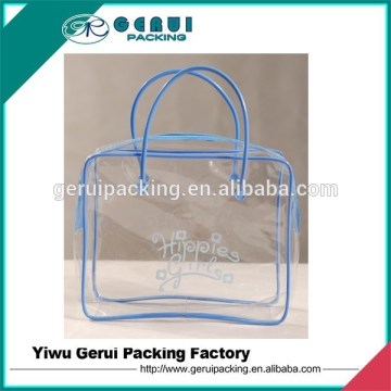 transparent PVC tote bag