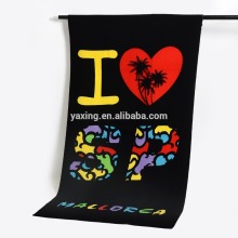 Microfiber reactive sea scenery printed personalized microfiber large beach towels