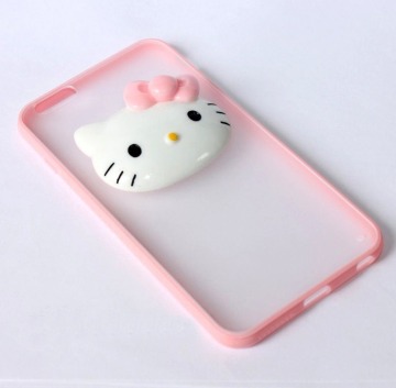 cute plastic clear case for iphone