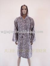 printing microfiber bathrobe