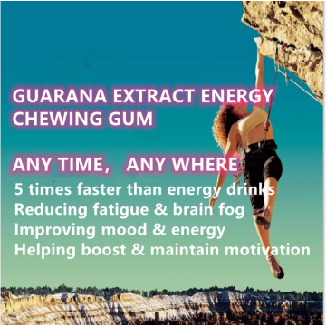 Guarana cafeïne -energie xylitol kauwgom kauwgom