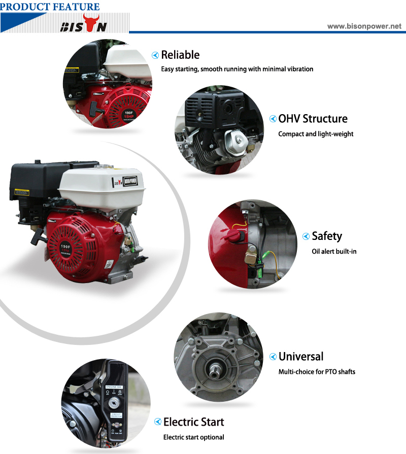 BISON(CHINA)5hp Small Petrol Yamha Engine