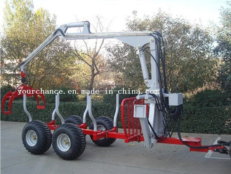 Europe Hot Sale Ce Certificate Zm3004 Forest Log Trailer with Crane