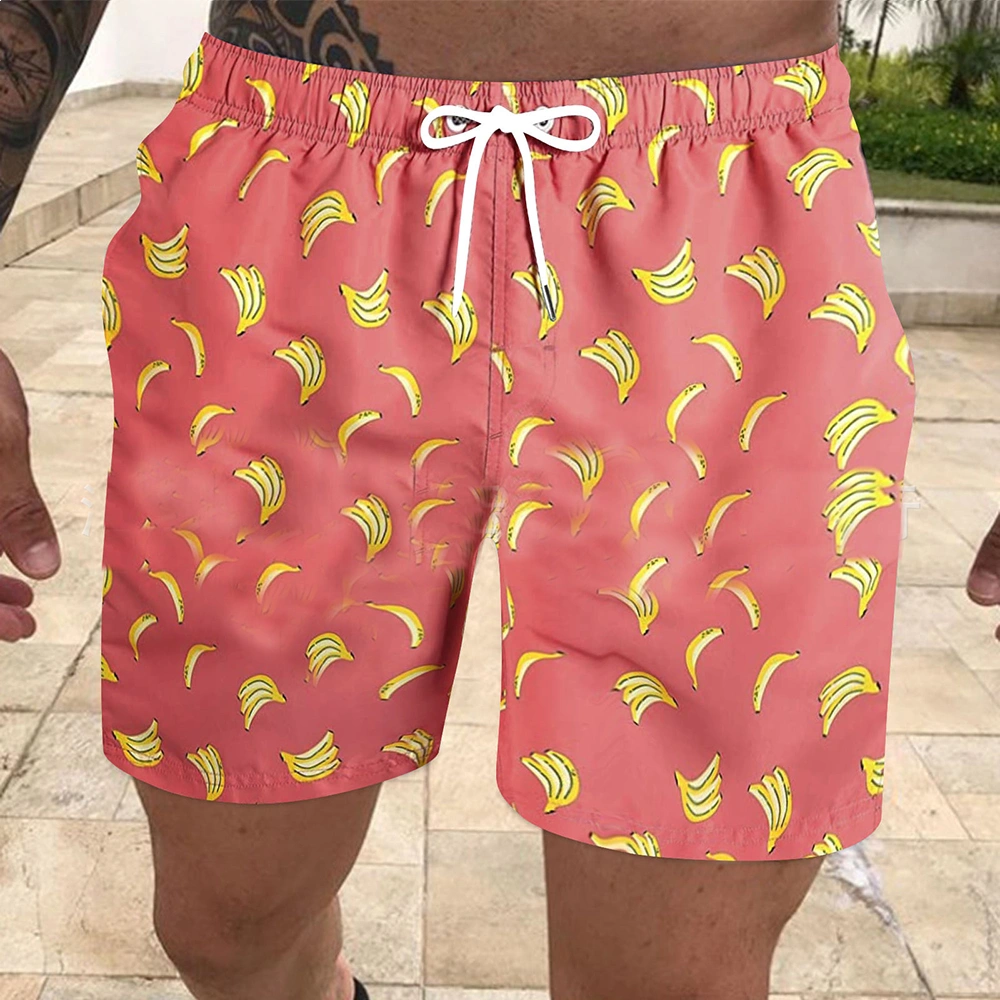 Superstarer Latest Fashion Floral Printed Swimwear Shorts Fish Small Logo Men Beach Swimming Trunks