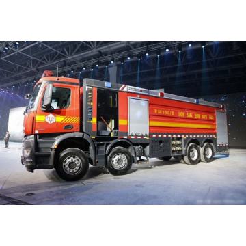 Mercedes 8x4 Tanque de água de espuma caminhão de combate a incêndio