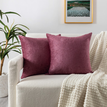 chenille throw pillow cover