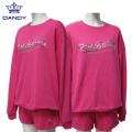 Custom dance team warm ups fashion oversize sweatshirt