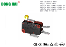 Electric Micro Switch Short Metal Hinge Roller Lever