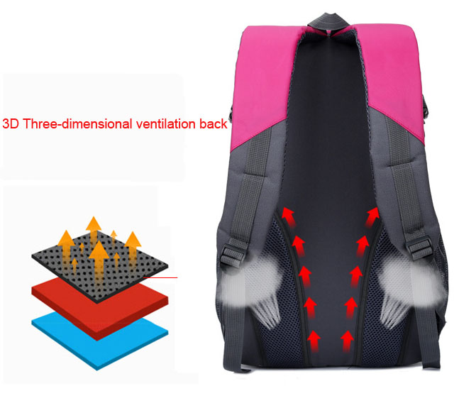 Wear resistant Sport  leisure Laptop backpack Wrinkle prevention with high quality