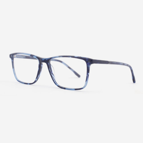 Super thin Rectangular Acetate Men's Optical Frames