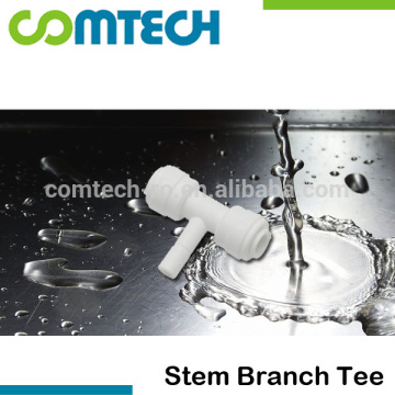 Quick-Fitting 3 Way RO Stem Branch Tee Connector