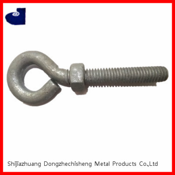 Galvanized or self color eye bolts and nuts
