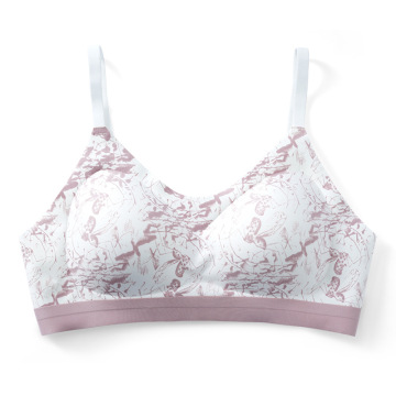 Haut soutien-gorge fille sans armatures imprimé