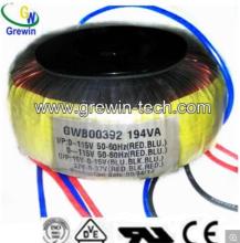 Power Miniature Toroidal Transformer for Solar Lighting