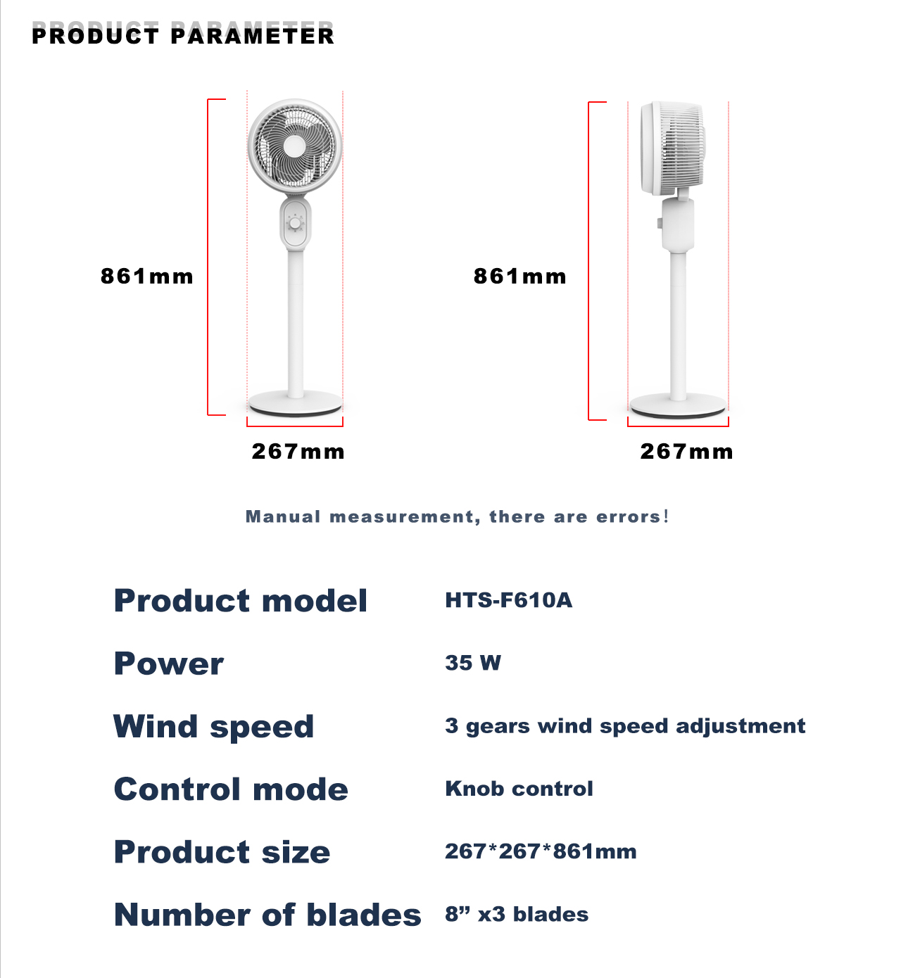F610A circulator stand fan specification F610A circulator stand fan specification