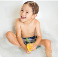 Mango de agarre fácil 100% scrubber de silicona para niños