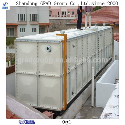 Factory direct drinking water grp water storage tank