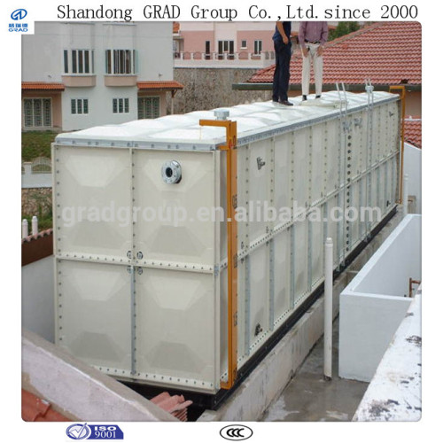 0.125m3-5000m3 FRP panel water storage tank, tank water storage heater prices