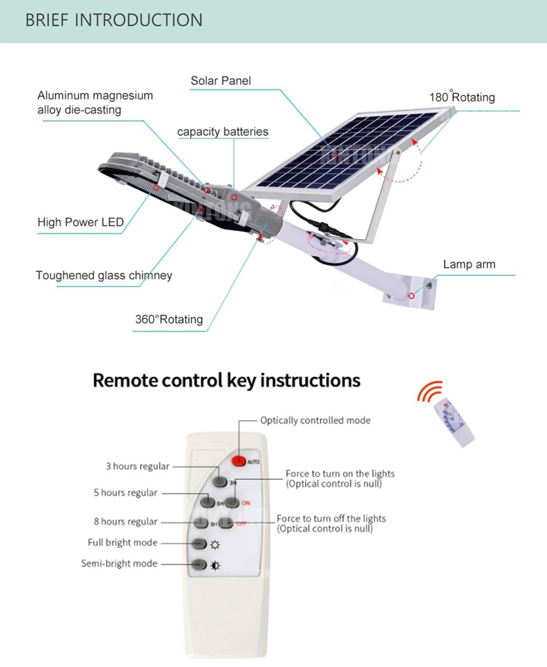 XINTONG outdoor led solar garden home wall light