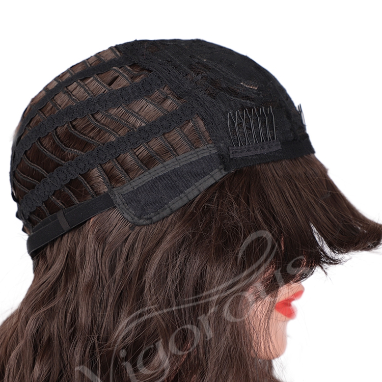 Hot Selling Afro Short Bob Cut For Women Deep Wave Machine Made Fashion Black Curly Synthetic Wig Vendor