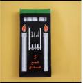 Lilin lilin 10 pcs dalam satu kotak hitam