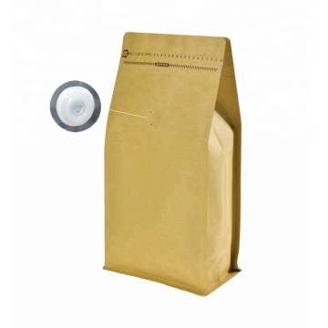 Flat Bottom Ziplock Bag Kaffeebeutel mit flachem Boden