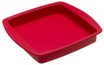 Silicone cake bake tray