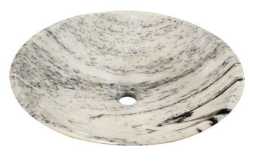 white marble wash basin