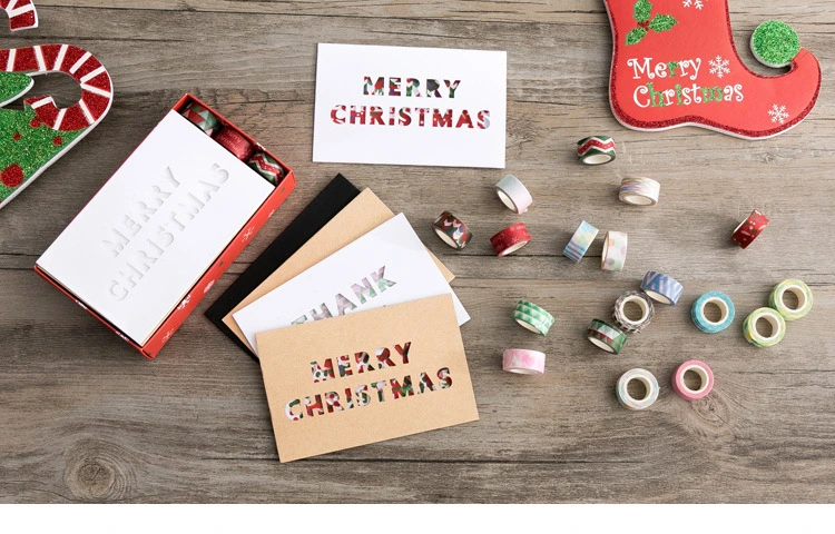 Christmas Greeting Gift Masking Tape Set