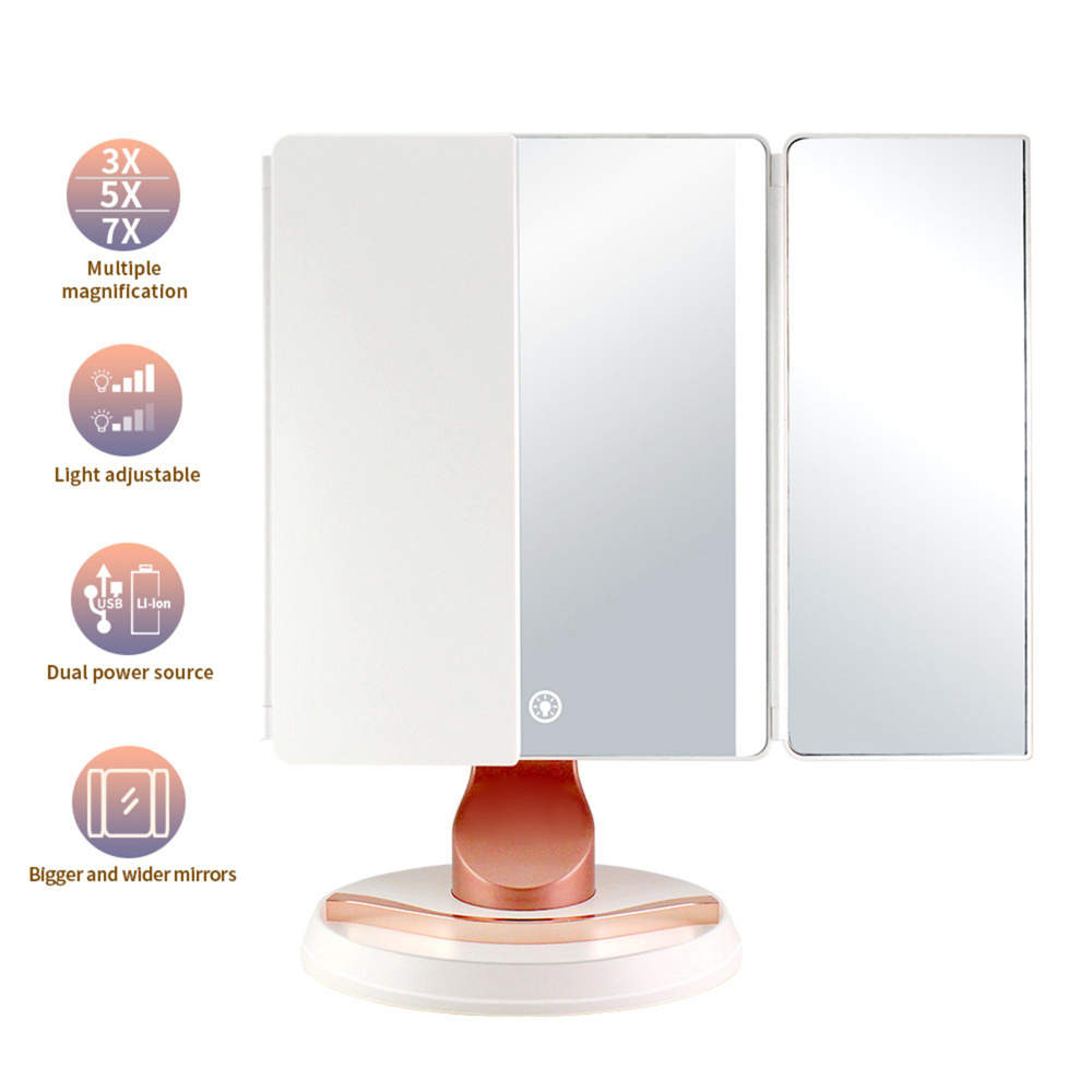 Vanity Mirror with Lights Rechargeable