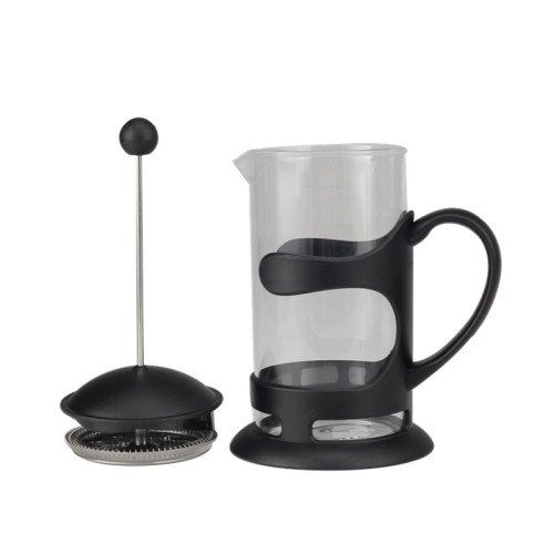 Haushalt Black Frame Glass Coffee French Press