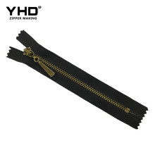 fashion accessory upholstery craft point anti brass metal zippers for boots