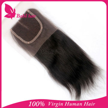 Top Quality 5A Grade 100% Peruvian Hair Lace Front Closure Weaves/Human Hair Closure