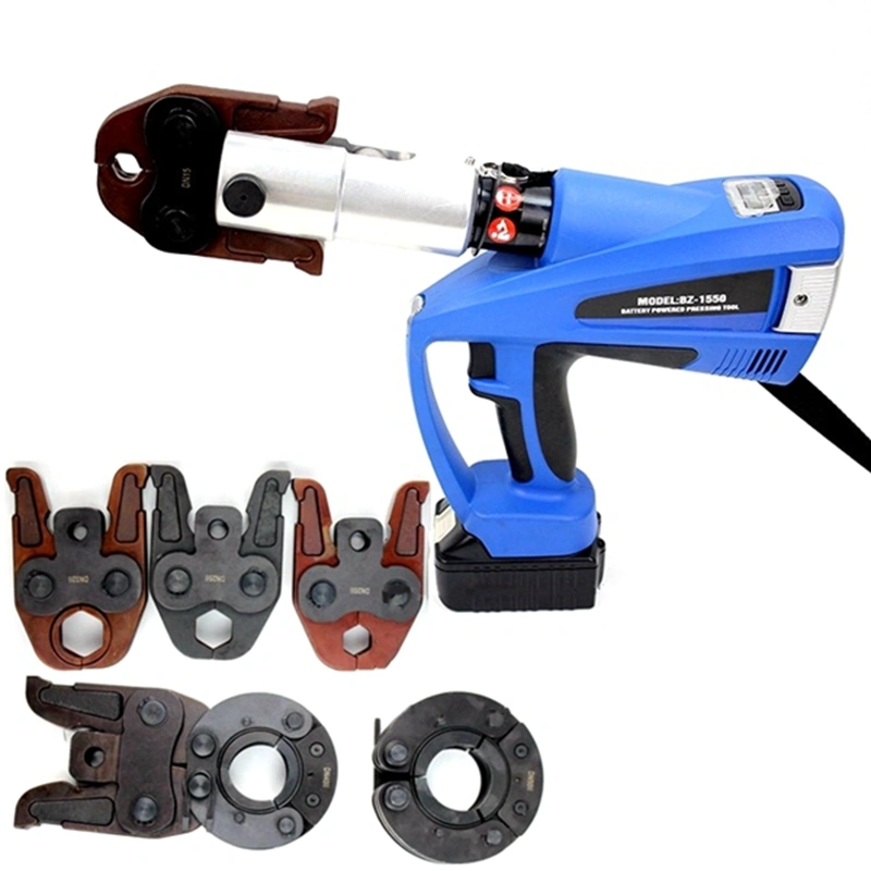Battery Powered Plumbing Tool with Exchangeable Dies for Cimping Copper, Pex Fitting (BZ-1550)