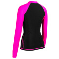 Seaskin Zip Top Rash Guard pour femme à manches longues