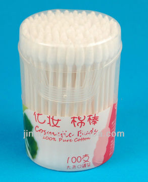 100pcs cosmetic cotton buds swab makeup remover swab