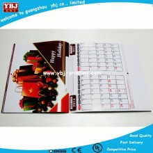 3D embossed pvc wall calendar, english arabic calendar, creative products