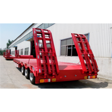 3 Axles 60 tons low bed Semi-trailer