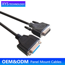 XYS TECH Computor Cables DB15 male to DB15 female Panel Mount Cable/