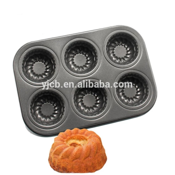 6 cups Baking Mould Mini Pudding Cake Bakeware