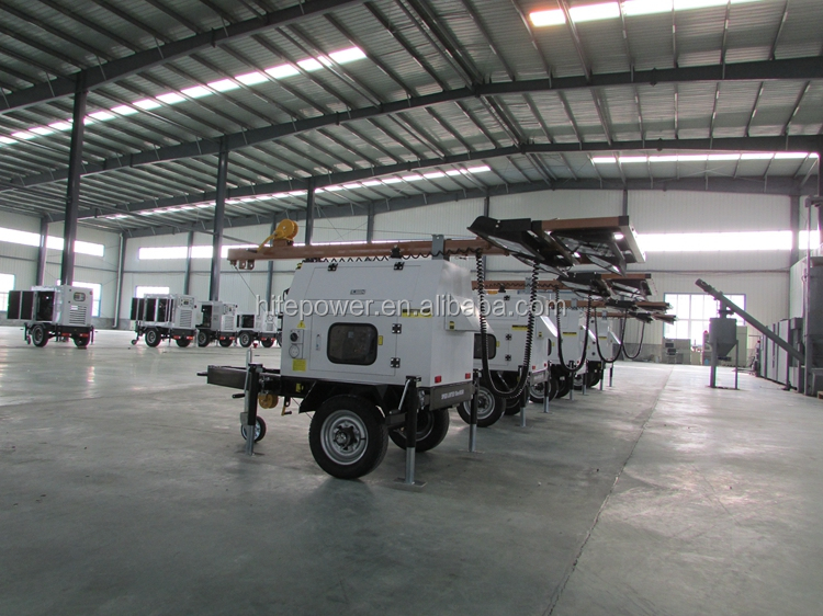 Ce approved mobile light tower diesel generator for sale