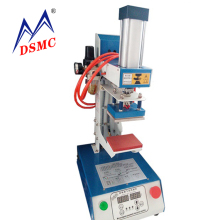 Small size 220v micro pneumatic heat press machine for logo printing