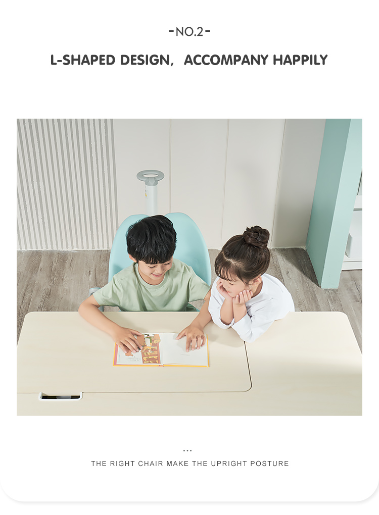 movable study table and chair