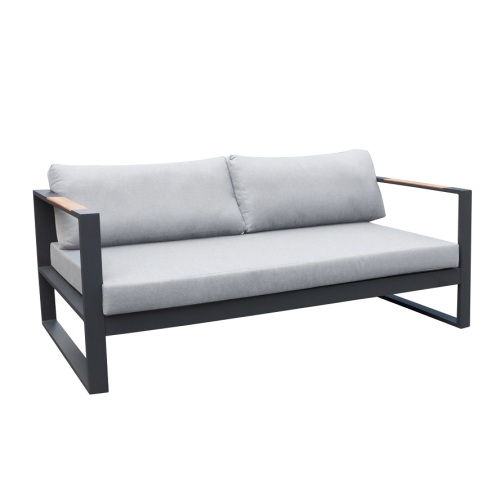 Patio Deep Seating Teak Arm Outdoor Sofa