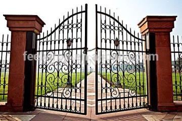 custom modern boundary wall gates from factory