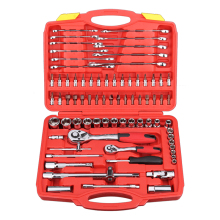 78 Piece Auto Repair Tool Set: Mechanic Socket Set & Combination Wrenches