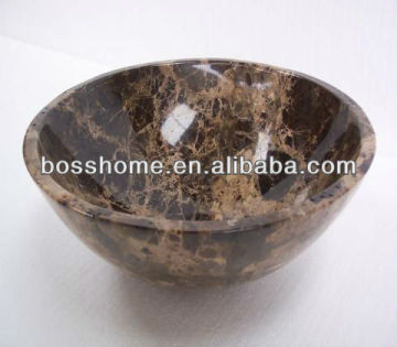 Natural Emperador Marble sink