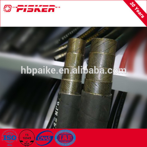 Four Wire Spiral Hydraulic Oil Hose EN 856 4SH