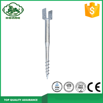 Galvanized Ground Screw Post Anchor